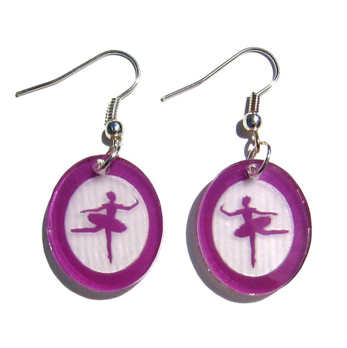 Sugar Plum Fairy Silhouette Earrings - Ballet Gift Shop