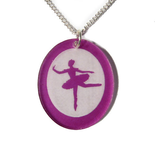 Sugar Plum Fairy Silhouette Pendants - Ballet Gift Shop