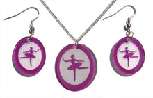 Load image into Gallery viewer, Sugar Plum Fairy Silhouette Earrings - Ballet Gift Shop