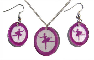 Sugar Plum Fairy Silhouette Earrings - Ballet Gift Shop