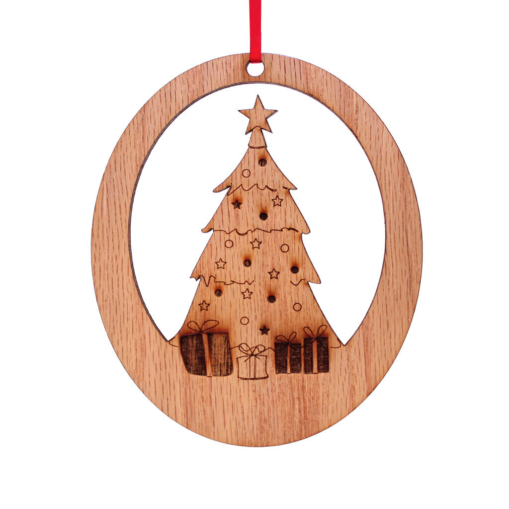 Christmas Tree Laser-Etched Ornament - Ballet Gift Shop