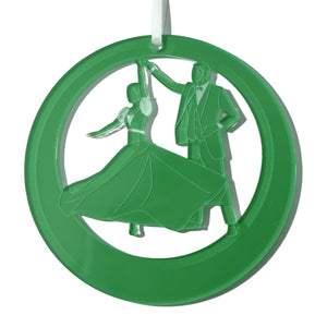 Turning Parents at the Party Laser-Etched Ornament