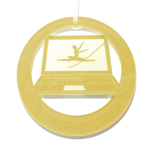 Virtual Dance Class Laser-Etched Ornament