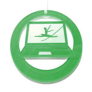 Virtual Dance Class Laser-Etched Ornament