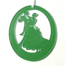 Load image into Gallery viewer, Waltzing Parents at the Party Laser-Etched Ornament