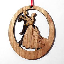 Load image into Gallery viewer, Waltzing Parents at the Party Laser-Etched Ornament