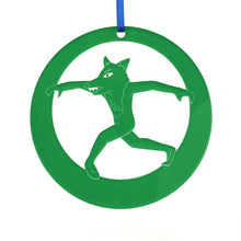 Load image into Gallery viewer, Wolf Laser-Etched Ornament - Ballet Gift Shop